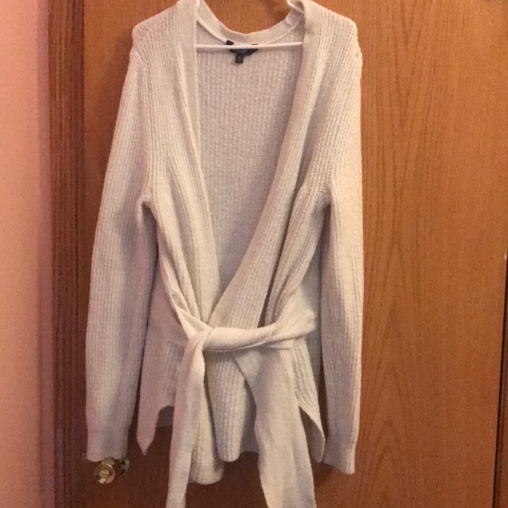 Belted cardigan
